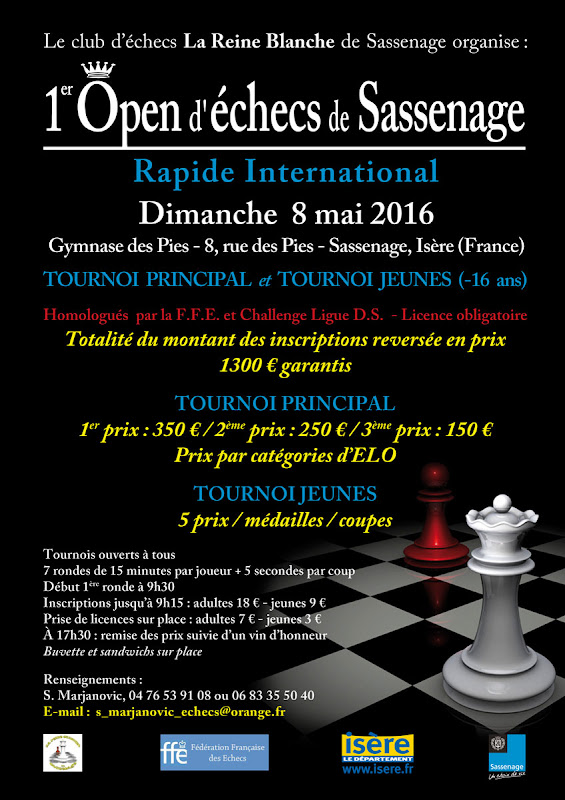 Affiche du 1er Open