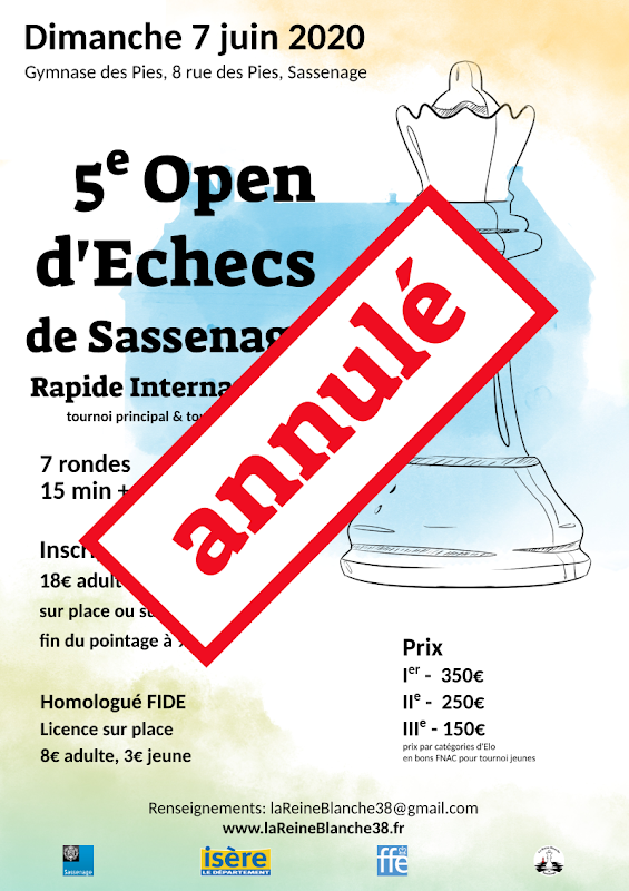 Affiche du 5e Open de Sassenage