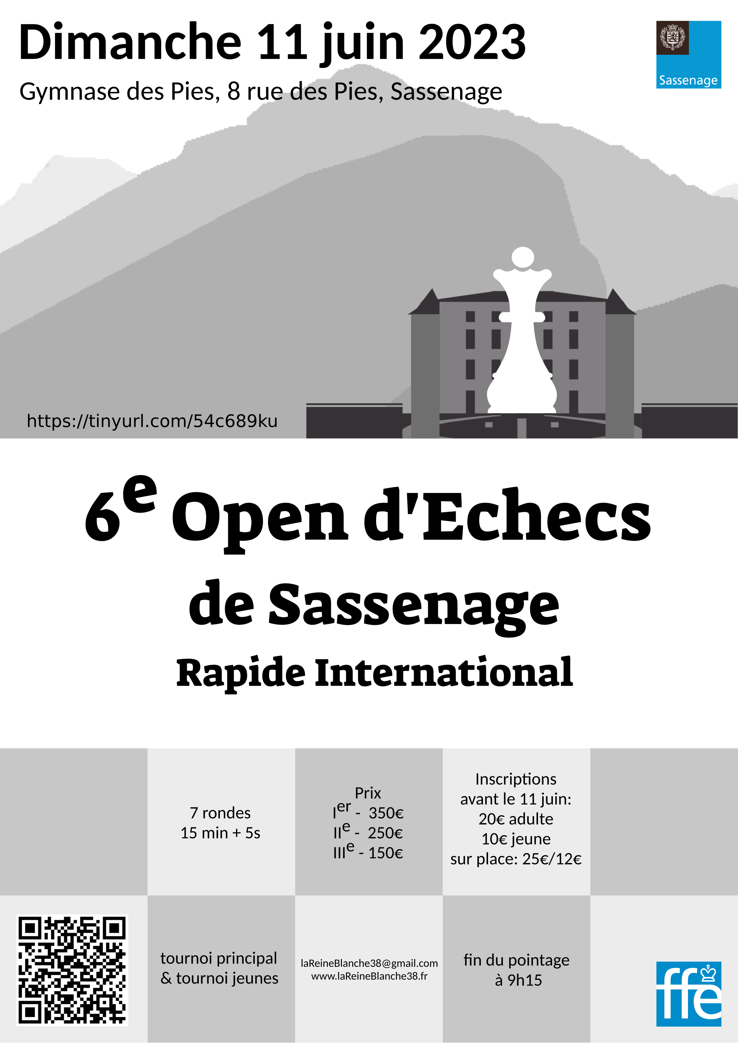 Gymnase des Pies, 6e Open de Sassenage