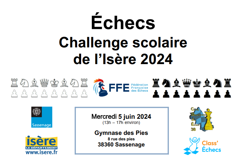 Affiche du challenge scolaire