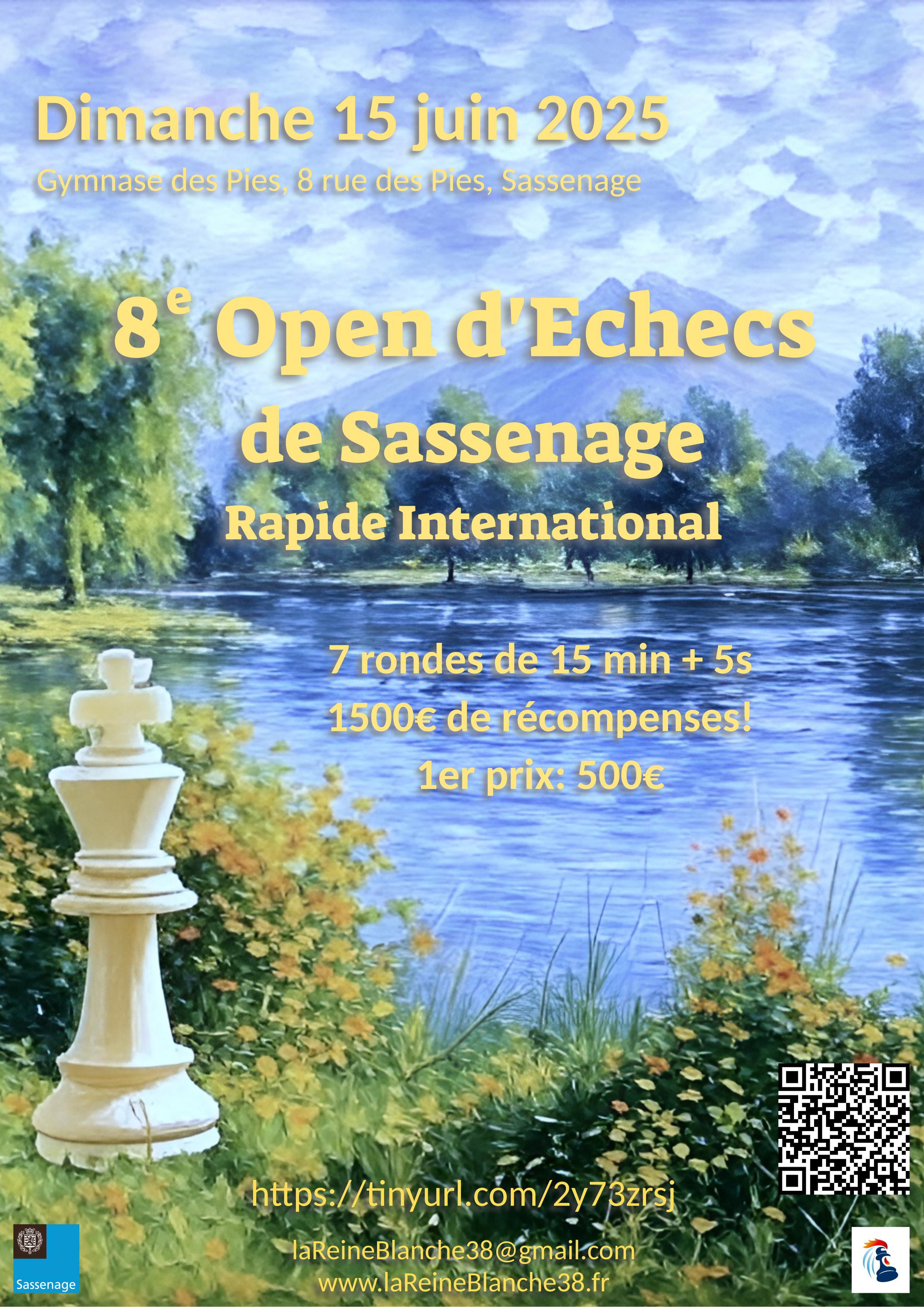 Affiche du 8e Open de Sassenage