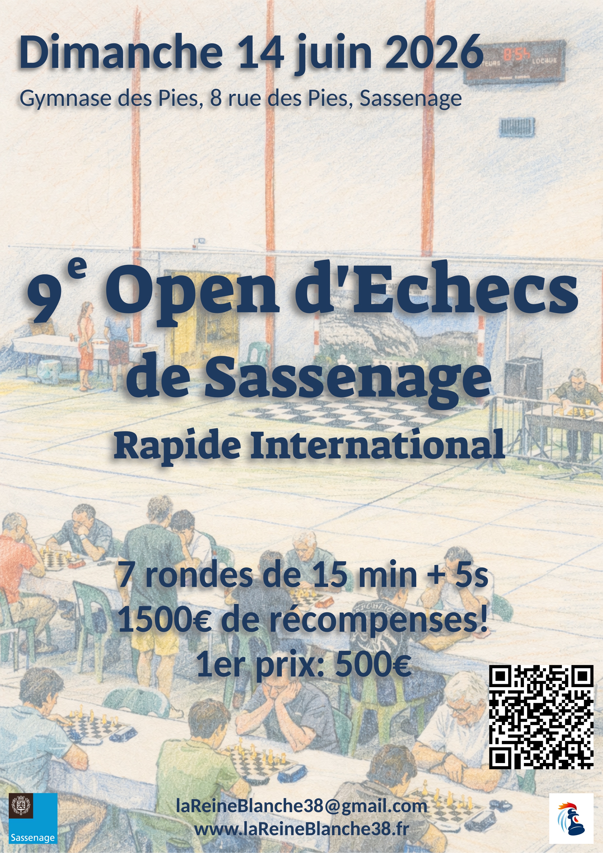 Affiche du 9e Open de Sassenage