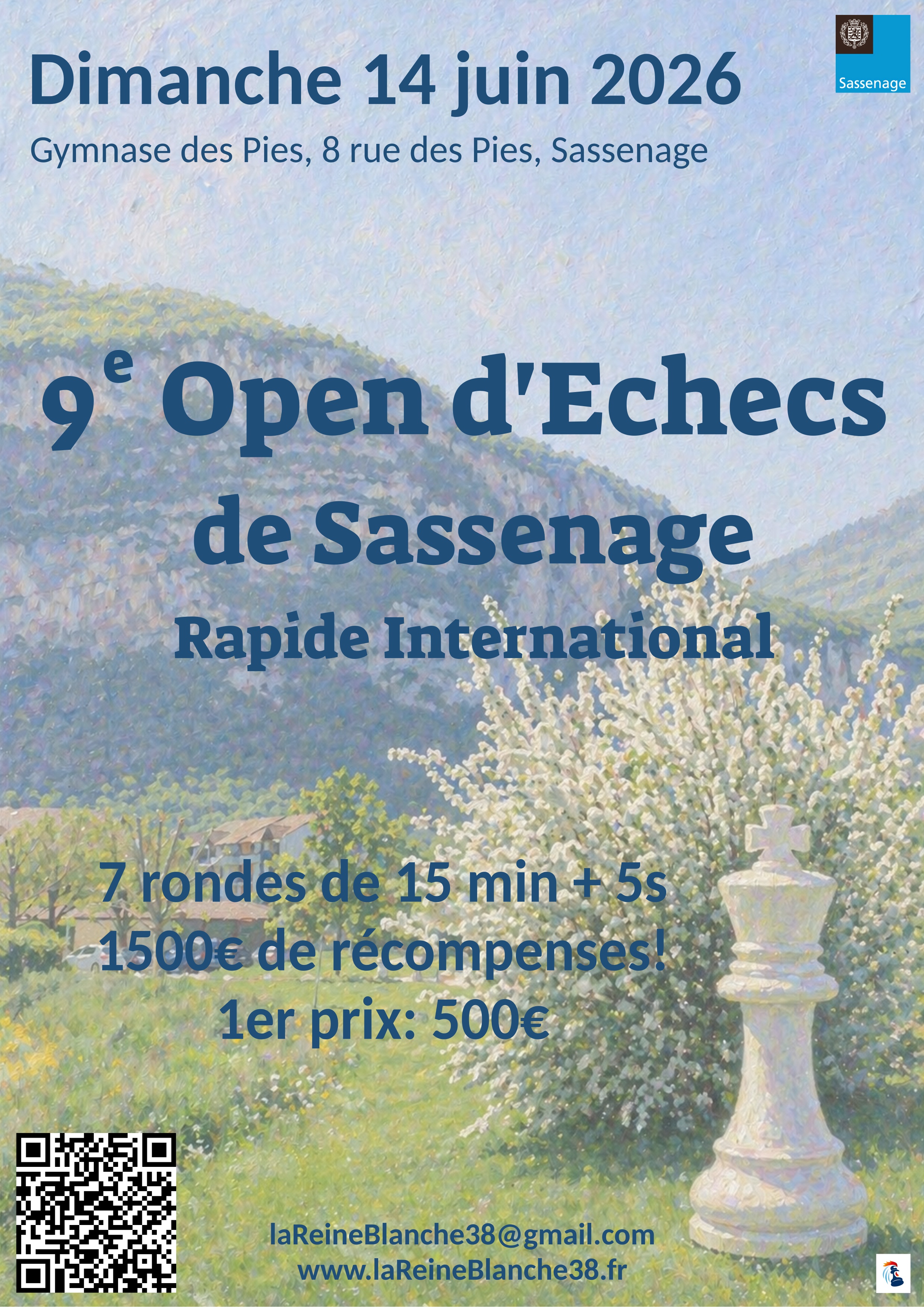 Affiche du 9e Open de Sassenage